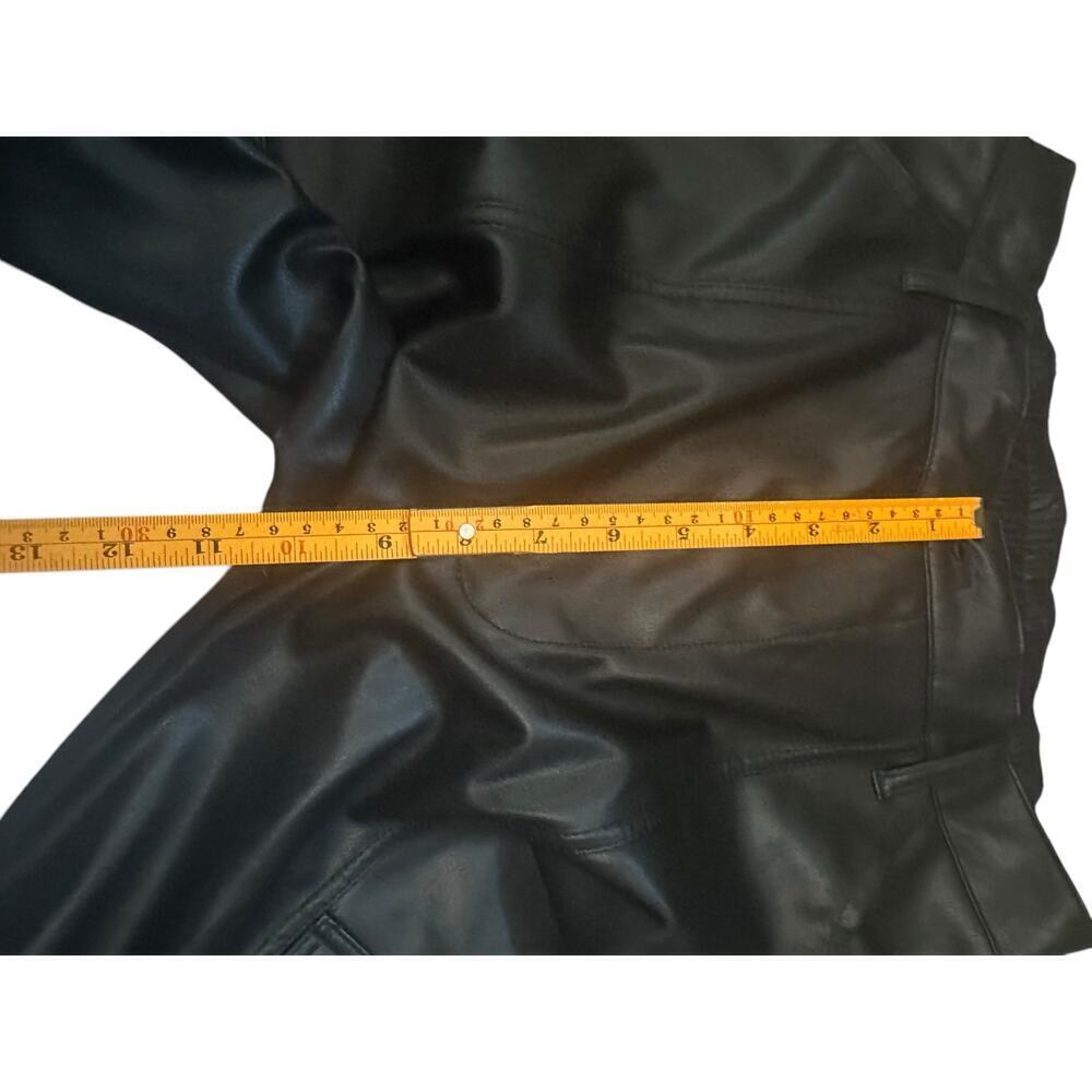 Madden NYC junior Black Faux Leather Jogger Pants Black L - Picture 7 of 10